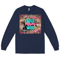 Navy boss mom wife Long Sleeve Tee - LillyAllenDesigns