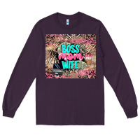 Plum boss mom wife Long Sleeve Tee - LillyAllenDesigns