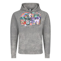 Cloud Rock unicorn coffee cups Vintage Hoodie - NancyCooperArtShop