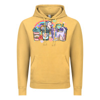 Vintage Mustard unicorn coffee cups Vintage Hoodie - NancyCooperArtShop