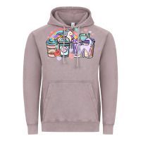 Vintage Zinc unicorn coffee cups Vintage Hoodie - NancyCooperArtShop