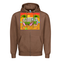 Chestnut summer caravan Zipper Hoodie - TumblerDesignByShophia