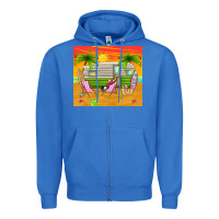 True Royal summer caravan Zipper Hoodie - TumblerDesignByShophia