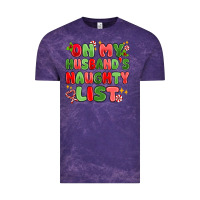 Cloud Purple on my husband's naughty list Vintage Tee - MaliasSmallBusiness