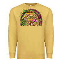 Antique Gold mardi gras rainbow Premium Sweatshirt - OliviaCreatesArt