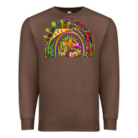 Chestnut mardi gras rainbow Premium Sweatshirt - OliviaCreatesArt