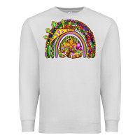 Dove Grey mardi gras rainbow Premium Sweatshirt - OliviaCreatesArt
