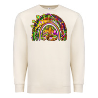 Sandshell mardi gras rainbow Premium Sweatshirt - OliviaCreatesArt