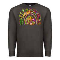 Smoke mardi gras rainbow Premium Sweatshirt - OliviaCreatesArt