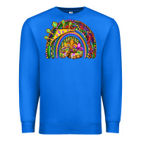 True Royal mardi gras rainbow Premium Sweatshirt - OliviaCreatesArt
