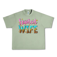 Oil Green spoiled wife Urban Heavy Tee - NancyCooperArtShop