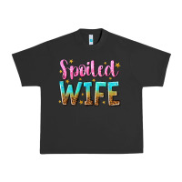 Pigment Black spoiled wife Urban Heavy Tee - NancyCooperArtShop
