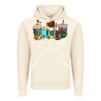 Vintage Artic western coffee cups Vintage Hoodie - NancyCooperArtShop
