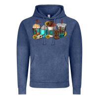Vintage Denim western coffee cups Vintage Hoodie - NancyCooperArtShop