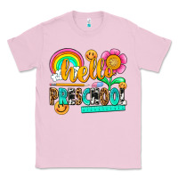 Bubblegum Pink hello preschool Classic Tee - NancyCooperArtShop