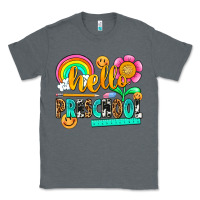 Charcoal Heather hello preschool Classic Tee - NancyCooperArtShop