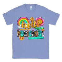 Colony Blue hello preschool Classic Tee - NancyCooperArtShop