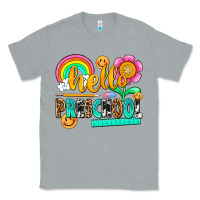 Heather Grey hello preschool Classic Tee - NancyCooperArtShop