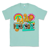Seafoam hello preschool Classic Tee - NancyCooperArtShop