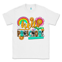 White hello preschool Classic Tee - NancyCooperArtShop