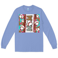 Colony Blue baseball mom Long Sleeve Tee - LillyAllenDesigns