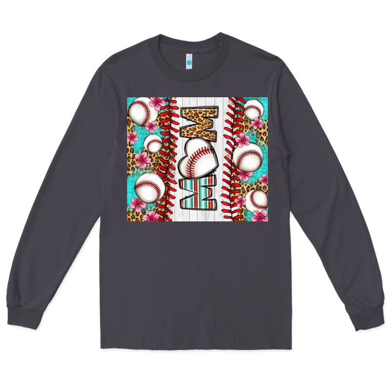 Baseball Mom Long Sleeve Tee by LillyAllenDesigns | Teevron