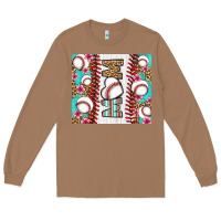 Toasted Coconut baseball mom Long Sleeve Tee - LillyAllenDesigns
