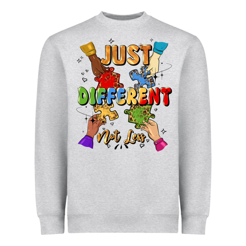 Just Different Not Less Heavyweight Sweatshirt by Artiststas | Teevron