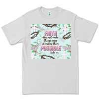 Dove Grey faith does not make things easy Premium Tee - JahusDesignShop