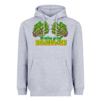 Heather Grey Shake Your Shamrocks St. Patrick's Day Heavyweight Hoodie - CowGirlArtShop