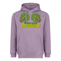 Lavender Shake Your Shamrocks St. Patrick's Day Heavyweight Hoodie - CowGirlArtShop