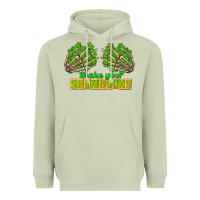 Matcha Shake Your Shamrocks St. Patrick's Day Heavyweight Hoodie - CowGirlArtShop