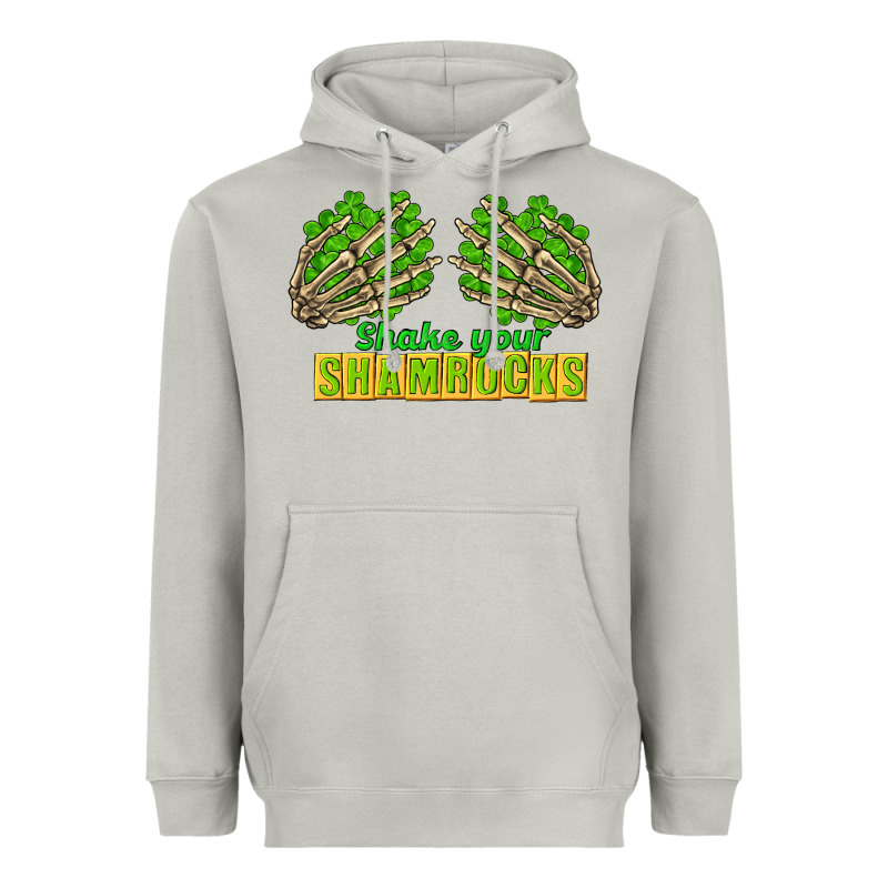 Shake Your Shamrocks St. Patrick's Day Heavyweight Hoodie by CowGirlArtShop | Teevron