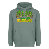 Sage Shake Your Shamrocks St. Patrick's Day Heavyweight Hoodie - CowGirlArtShop