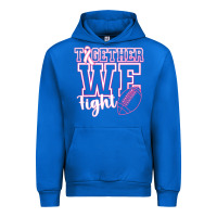 Cobalt Together WE Fight Urban Hoodie - CowhideDigitalArt