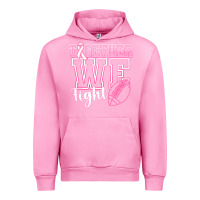 Fuchsia Pink Together WE Fight Urban Hoodie - CowhideDigitalArt