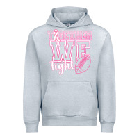 Heather Grey Together WE Fight Urban Hoodie - CowhideDigitalArt