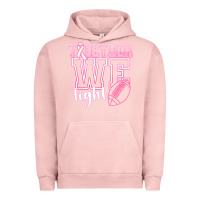 Pigment Salmon Together WE Fight Urban Hoodie - CowhideDigitalArt