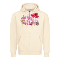 Sandshell Clouds of love with balloons Valentine's Day Zipper Hoodie - HowdyJamesFarm