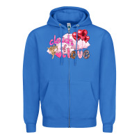 True Royal Clouds of love with balloons Valentine's Day Zipper Hoodie - HowdyJamesFarm