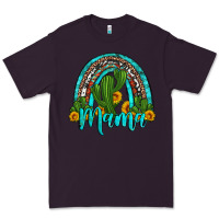 Plum western cactus and sunflower mama rainbow Premium Tee - Artiststas