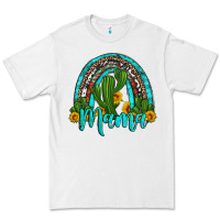White western cactus and sunflower mama rainbow Premium Tee - Artiststas
