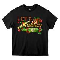 Black let`s celebrate with beer bottles Heavy Core Tee - AdoDesignShop