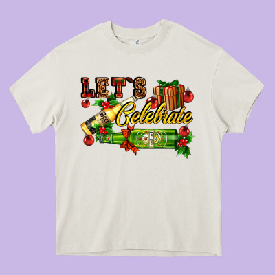 Let`s Celebrate With Beer Bottles Heavy Core Tee Designed By Adodesignshop