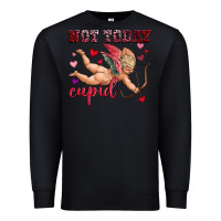 Black not today cupid Premium Sweatshirt - OliviaCreatesArt