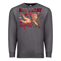 Charcoal Heather not today cupid Premium Sweatshirt - OliviaCreatesArt