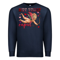 Navy not today cupid Premium Sweatshirt - OliviaCreatesArt