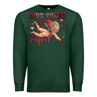 Sports Green not today cupid Premium Sweatshirt - OliviaCreatesArt