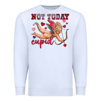 White not today cupid Premium Sweatshirt - OliviaCreatesArt