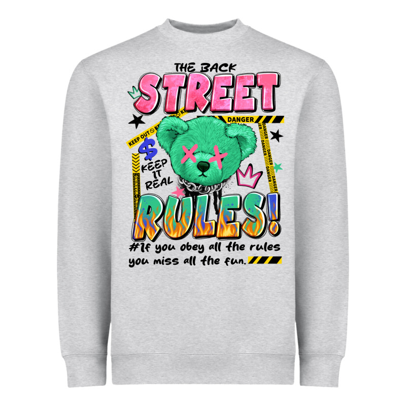 Street Rules Heavyweight Sweatshirt by Artiststas | Teevron
